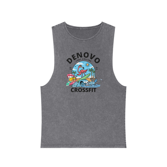 Unisex Stonewash BEACH Tank Top