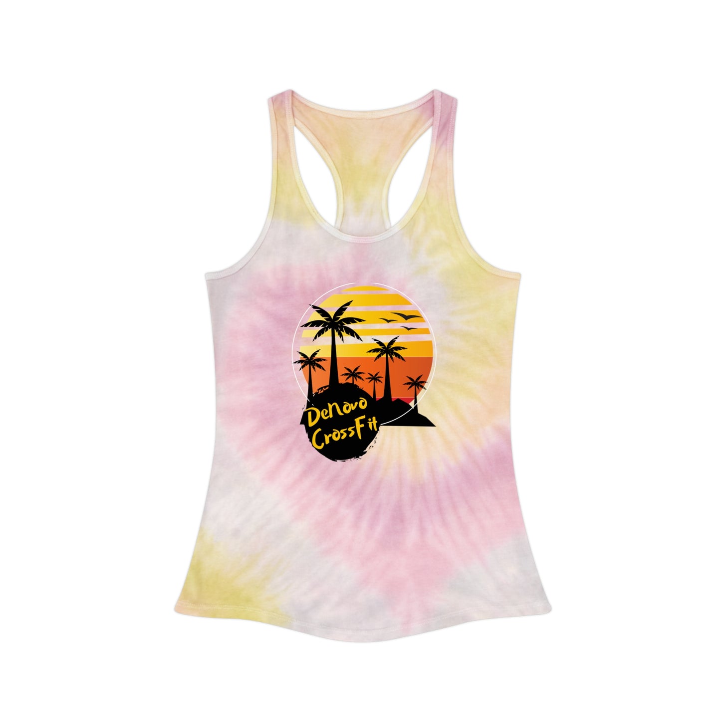 Tie Dye SUNSET Racerback Tank Top